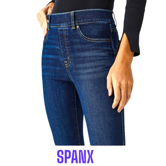 SPANX Denim - SPANX Ankle Skinny Jeans, Medium Wash size large